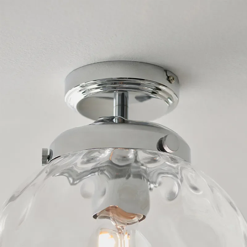 Decorative Flush Ceiling Light: 1 Bulb