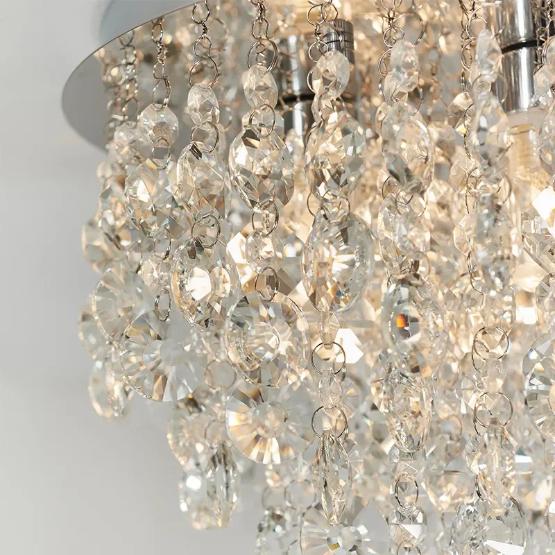 Decorative Flush Ceiling Light: 3 Bulb
