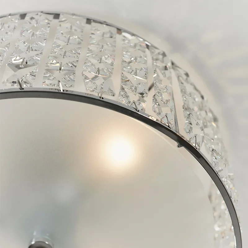 Decorative Flush Ceiling Light: 3 Bulb