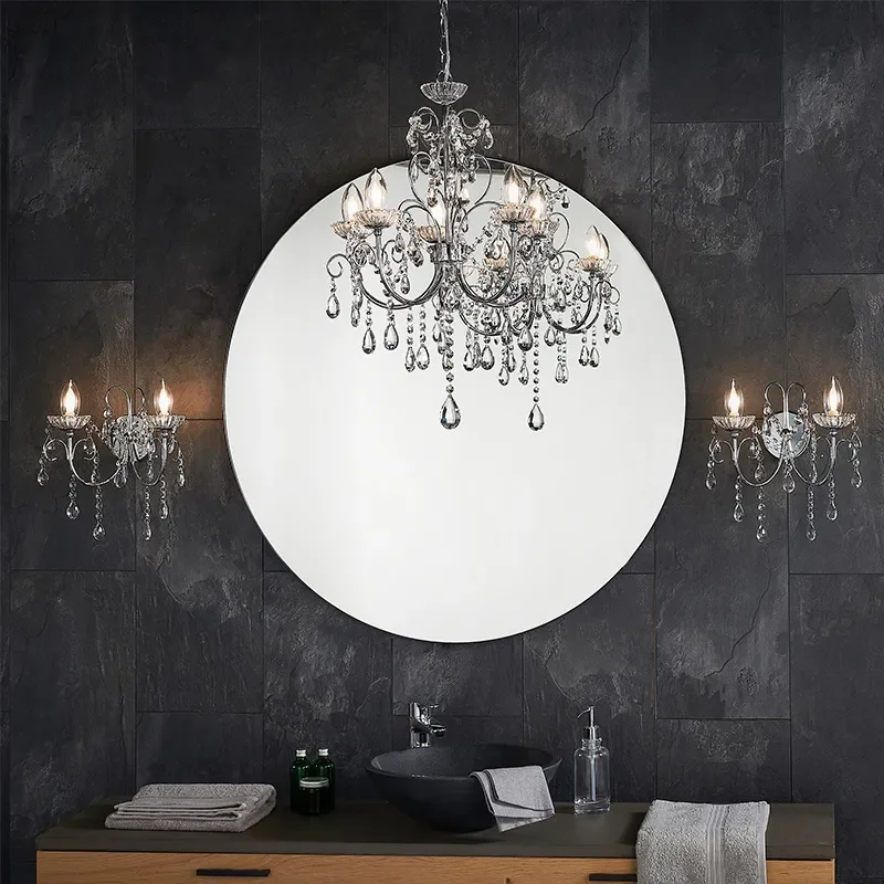 Multi arm glass Pendant Light: 5 Bulb
