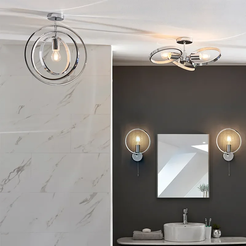 Single Semi flush Light: 1 Bulb