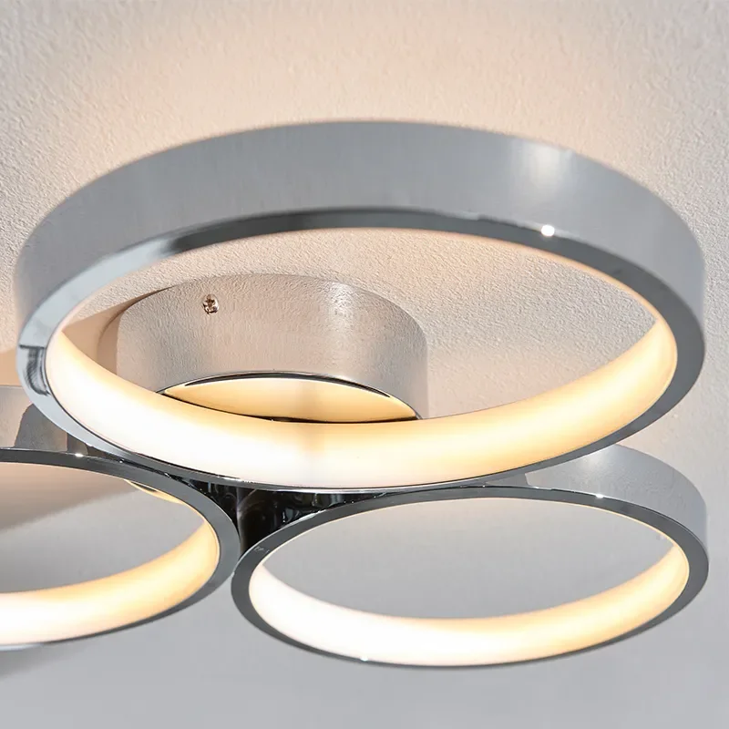 Multi arm lamp Semi flush Light: 3 Bulb