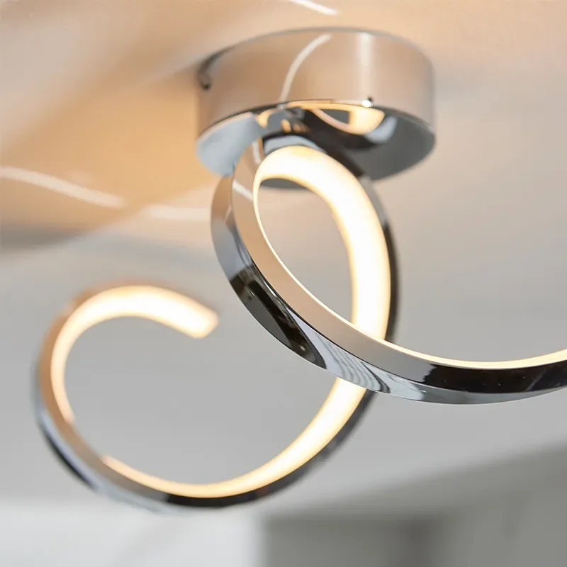 Multi arm lamp Semi flush Light: 1 Bulb