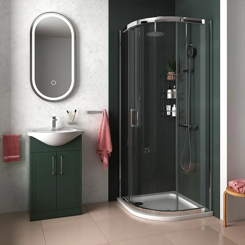 Celeste Green 550 Chrome Shower Suite