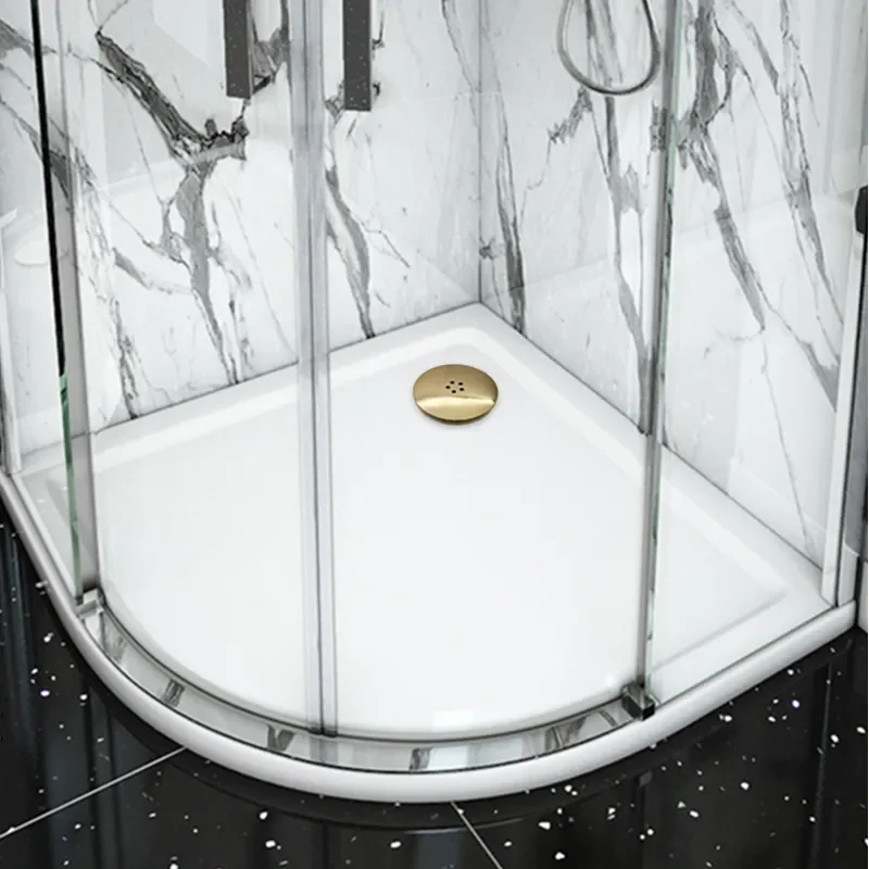 Stone Resin Quadrant Tray 800 x 800 with Optional Gold Waste