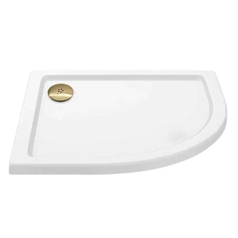 Stone Resin Quadrant Tray 900 x 900 with Optional Gold Waste