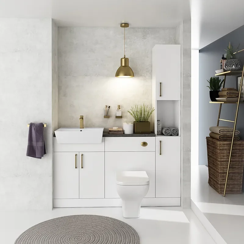 Oliver Gold 1500 Fitted Furniture with Tall Boy