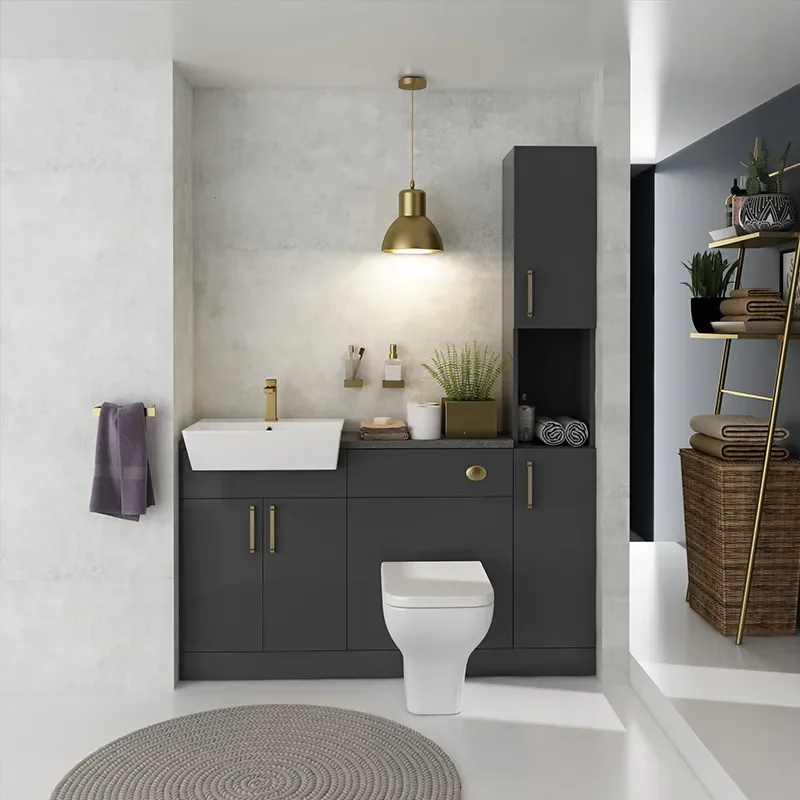 Oliver Gold 1500 Fitted Furniture with Tall Boy