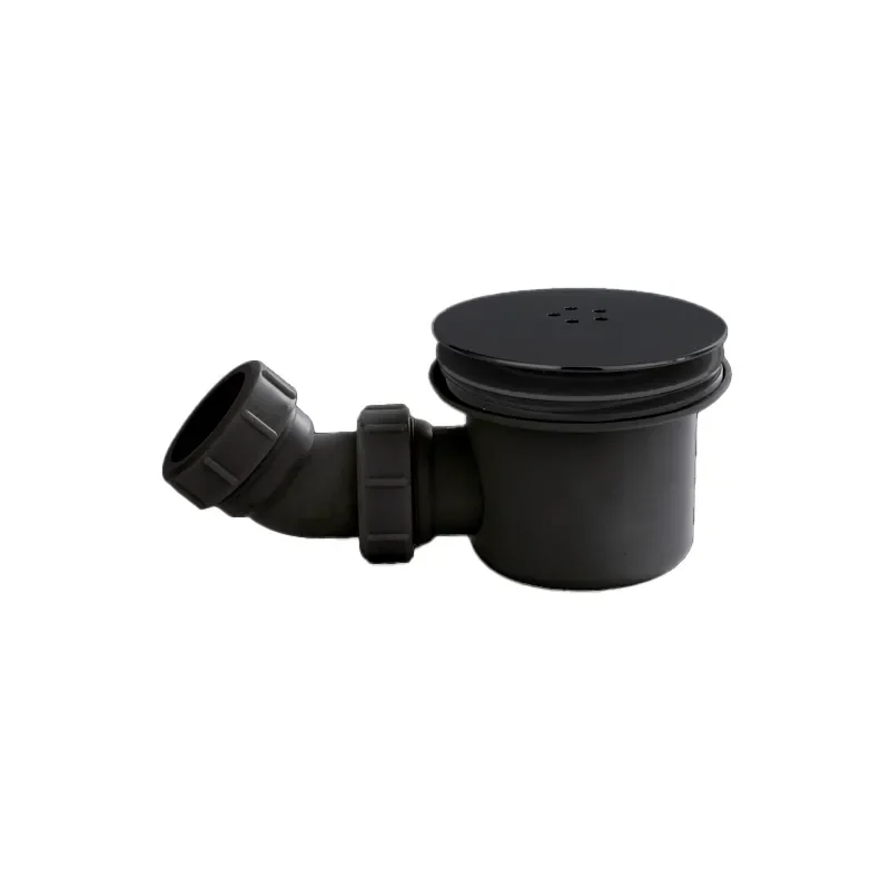 Offset Quadrant 1000mm Easy Plumb Shower Tray RH with Black Waste