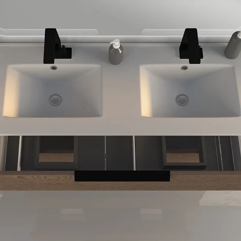 baden haus urban 1200 dark ash vanity unit