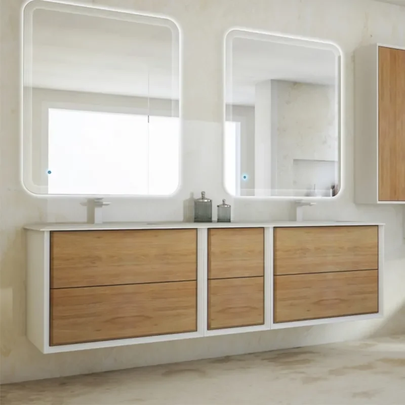 baden haus bellagio 1760 tobacco oak vanity unit