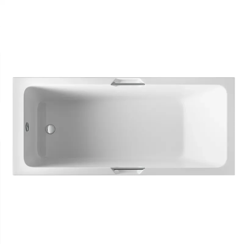 Portland Single-ended Bath with Twin Grips and Optional Beauforte Reinforcement 1500 1600 1