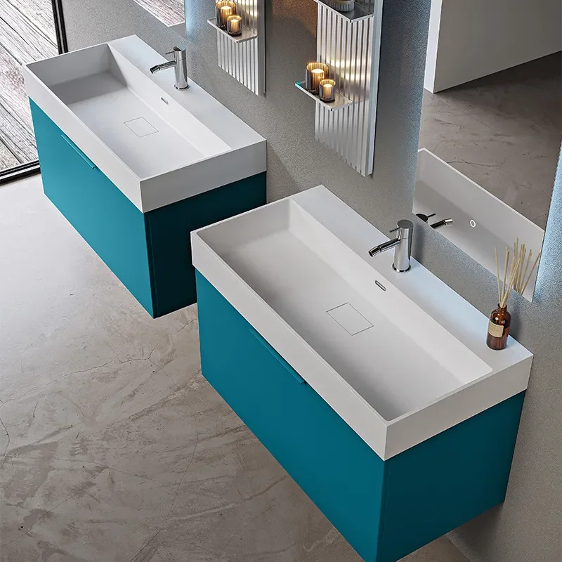 baden haus premium 900 petrol blue vanity unit