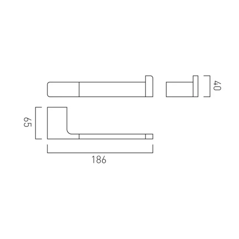 Vado Shama Toilet Roll Holder in Chrome