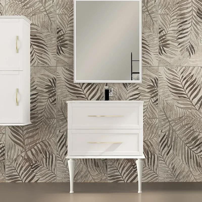 baden haus tiffany 600 matt white vanity unit