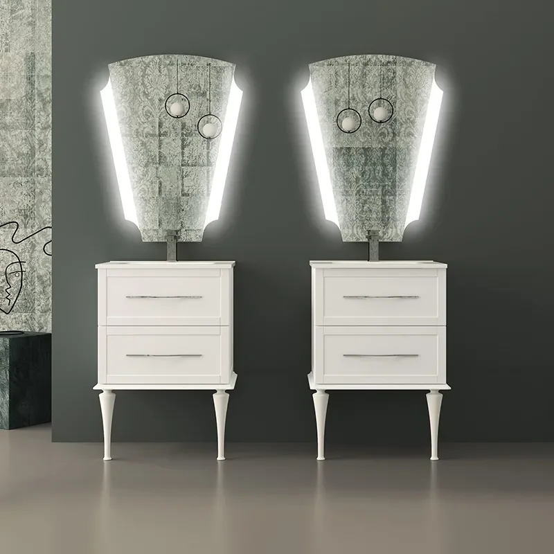 baden haus tiffany 600 matt white vanity unit