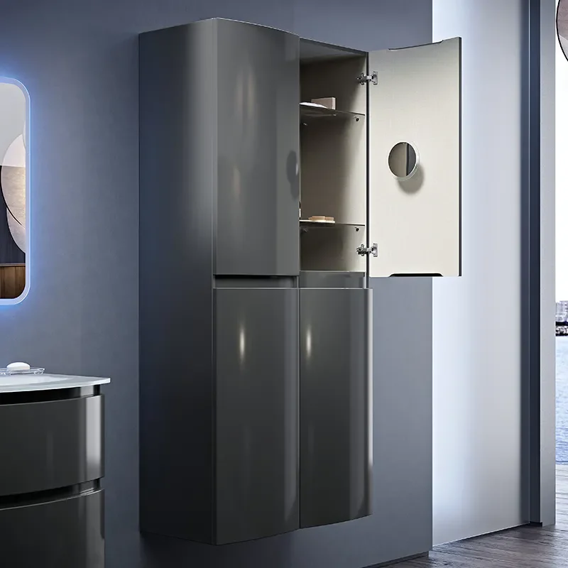 baden haus vague 1700 grey gloss double tallboy