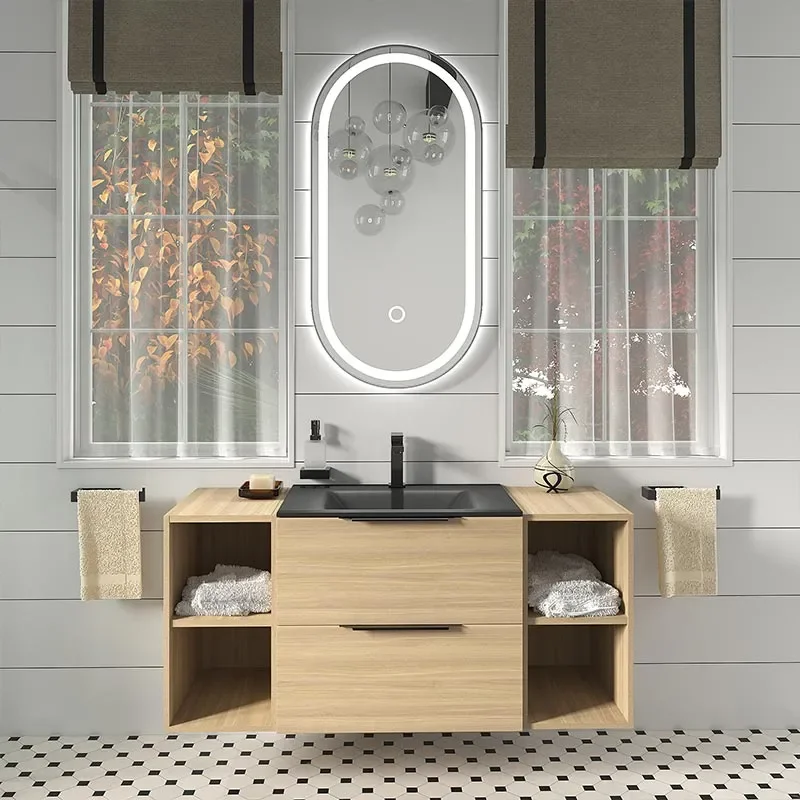 alani black offset shower suite 1200 vanity unit