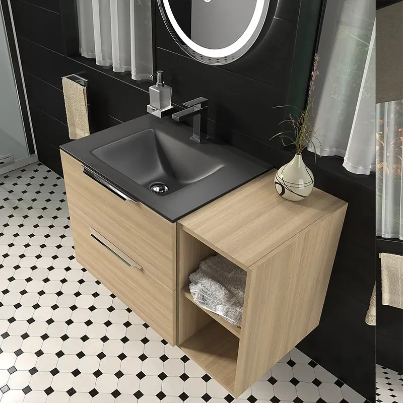 alani chrome offset shower suite 900 vanity unit