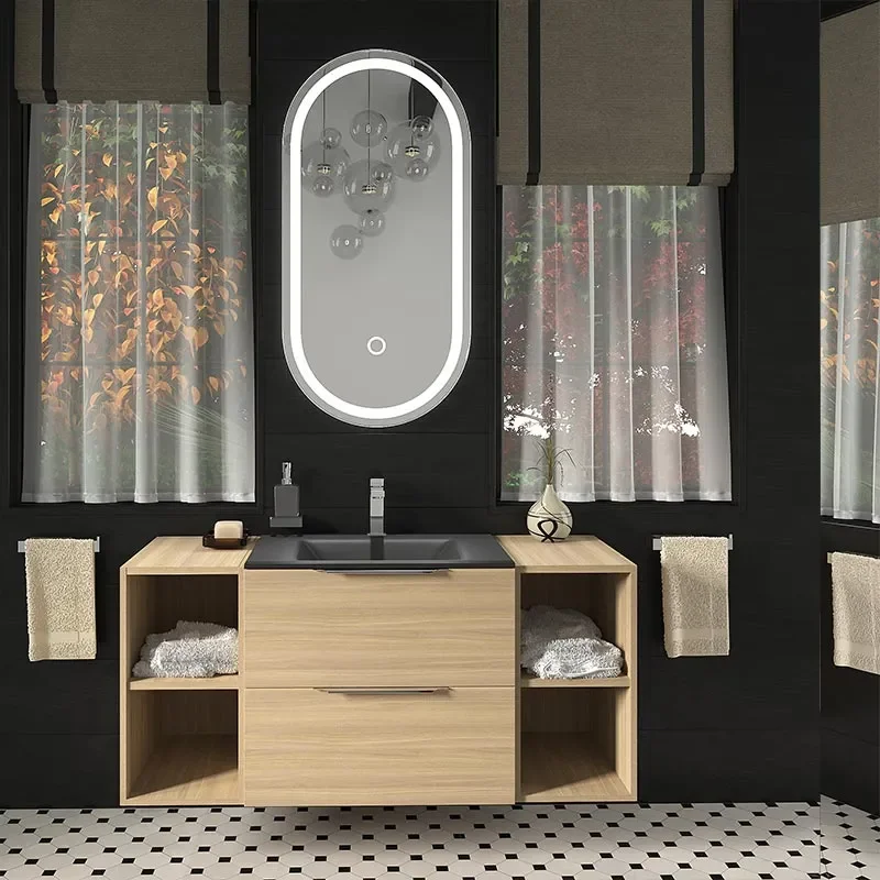 alani chrome offset shower suite 1200 vanity unit