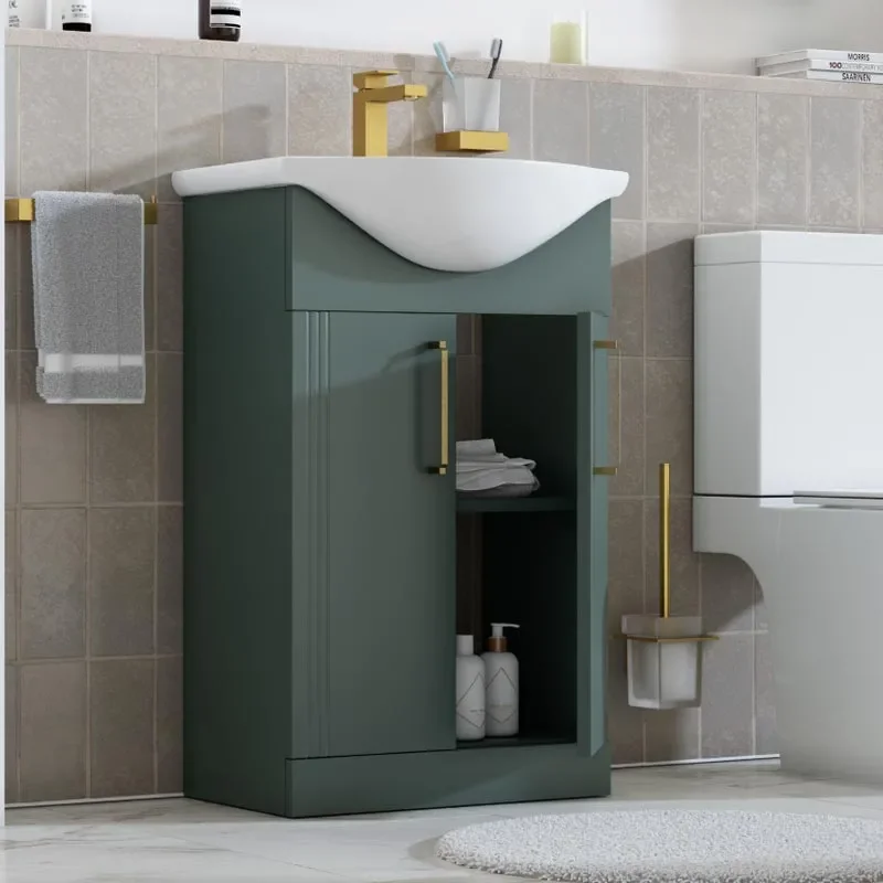 Celeste Green 550 Gold Shower Suite