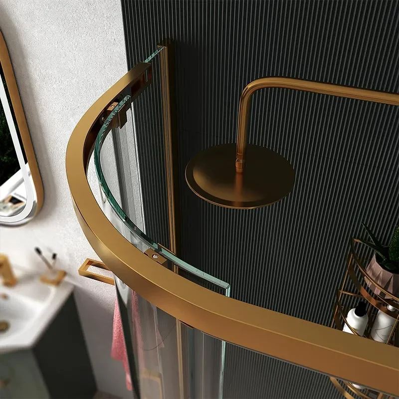 Celeste Green 550 Gold Shower Suite