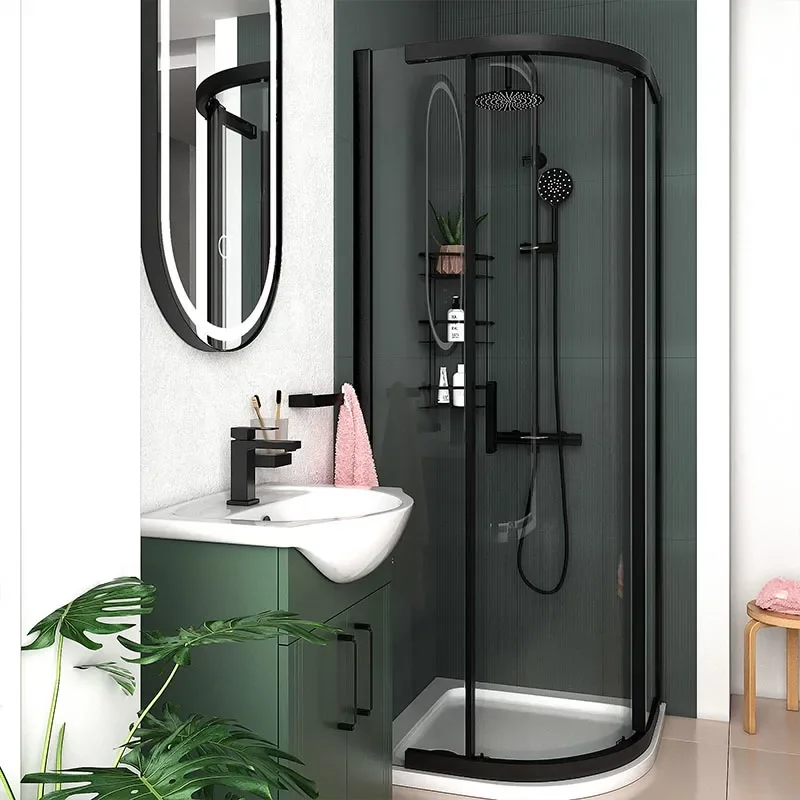 Celeste Green 550 Black Shower Suite