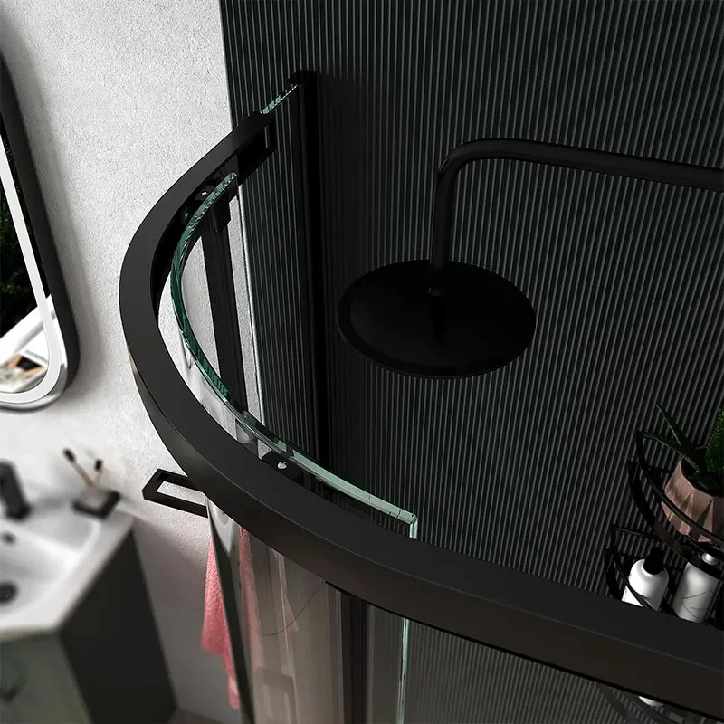 Celeste Green 550 Black Shower Suite