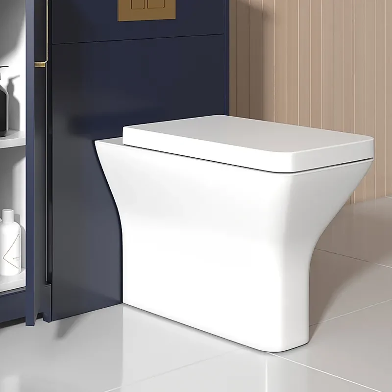 oliver 1500 navy blue combination vanity and toilet set gold