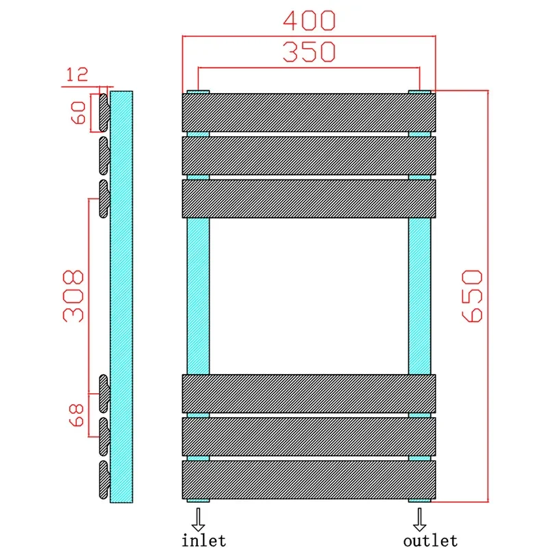 Product Image for Beyzad Black Towel Radiator