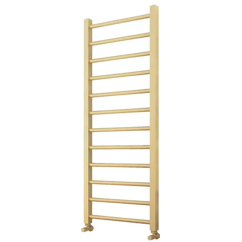 orfi brushed brass towel radiator