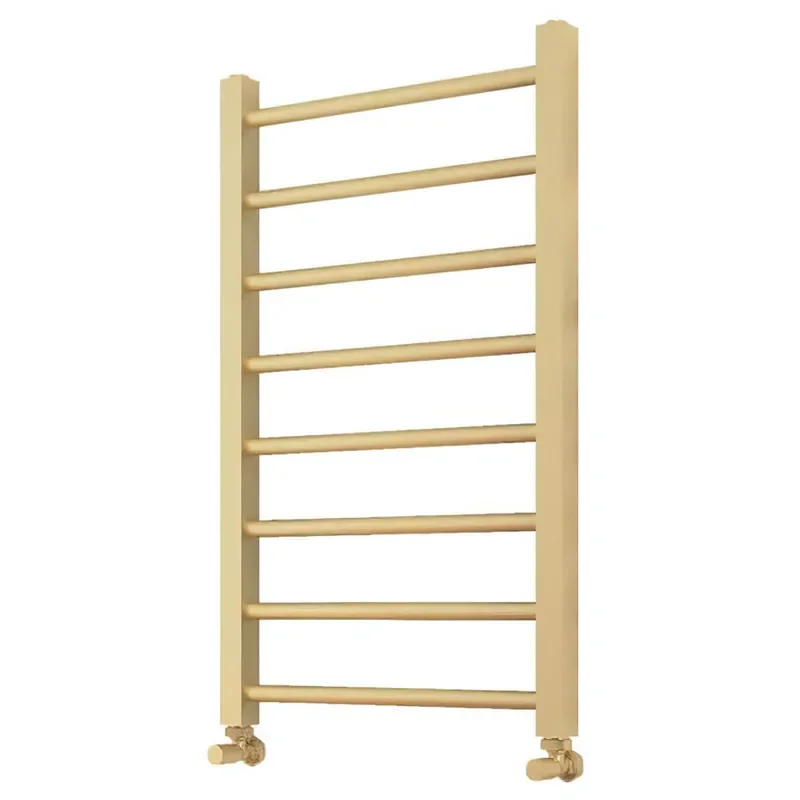 orfi brushed brass towel radiator