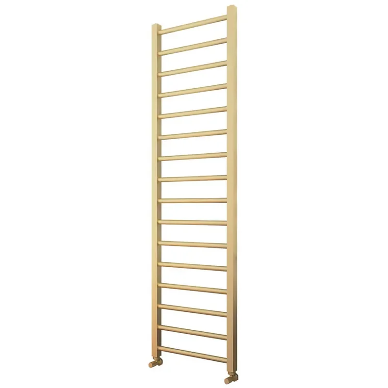 orfi brushed brass towel radiator