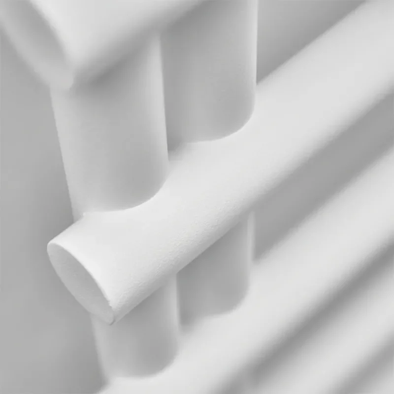 kadin white designer towel radiator