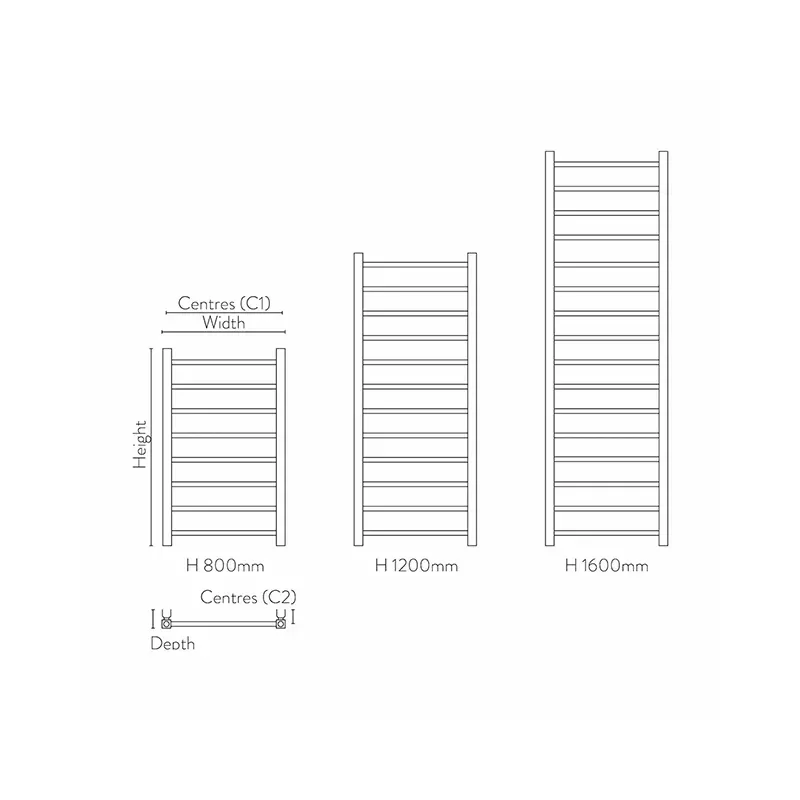kadin white designer towel radiator