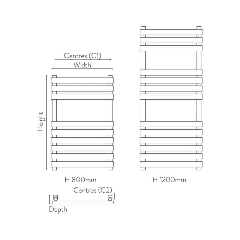sultan chrome designer towel radiator