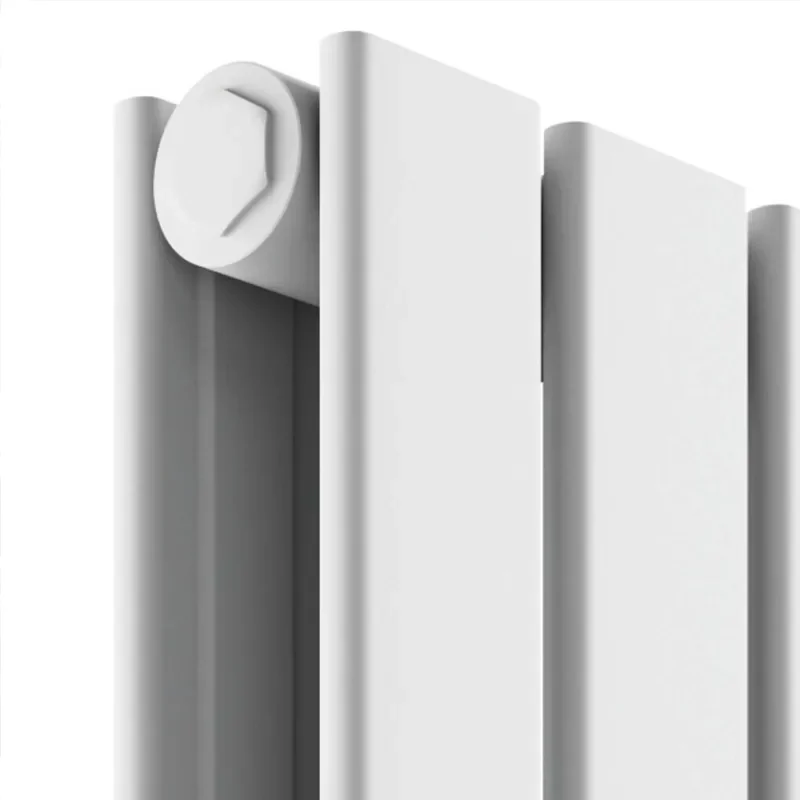 padish vertical double white designer radiator