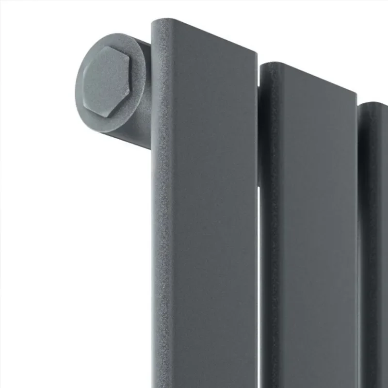 padish vertical single anthracite designer radiator