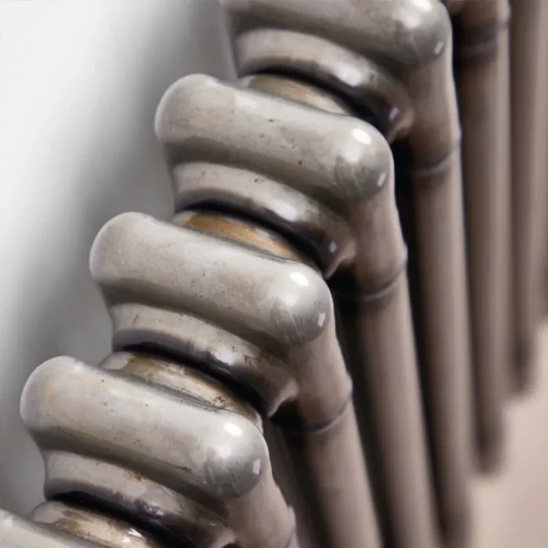 effendi 2 column horizontal raw metal designer radiator
