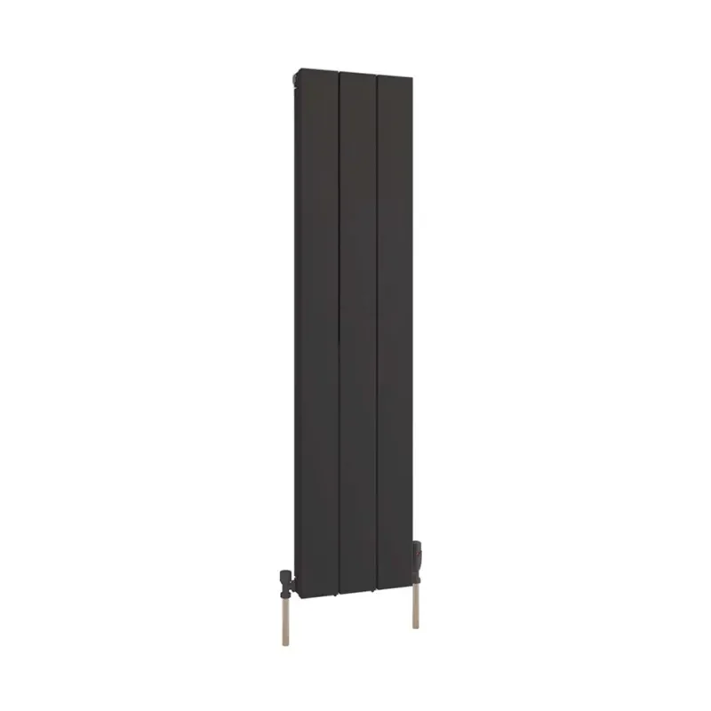 barkah black aluminium vertical radiator