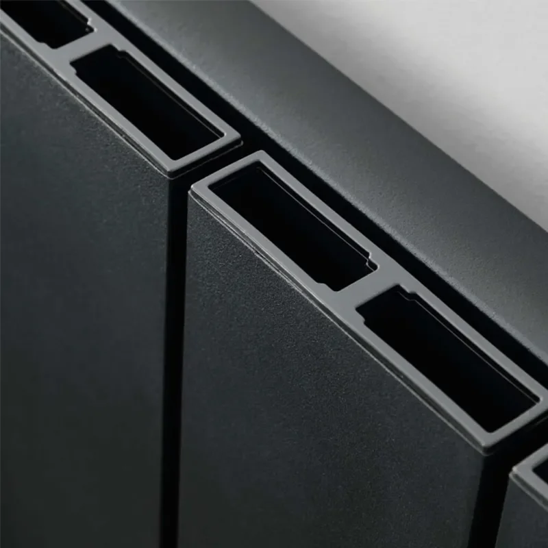 barkah anthracite aluminium vertical radiator