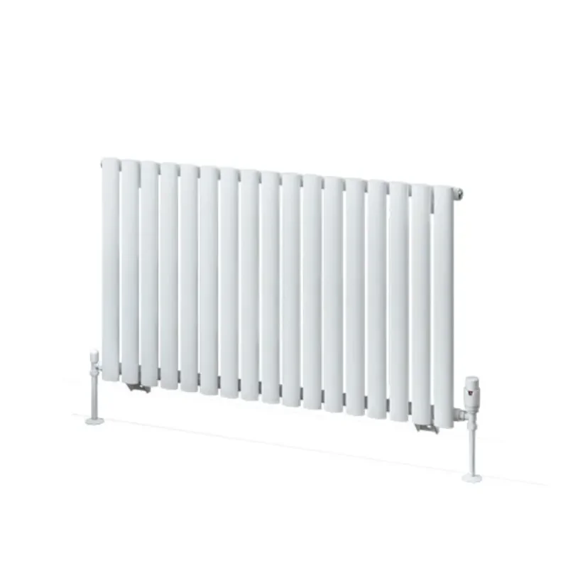 Eastbrook Tunstall Matt White Horizontal Radiator Cut Out