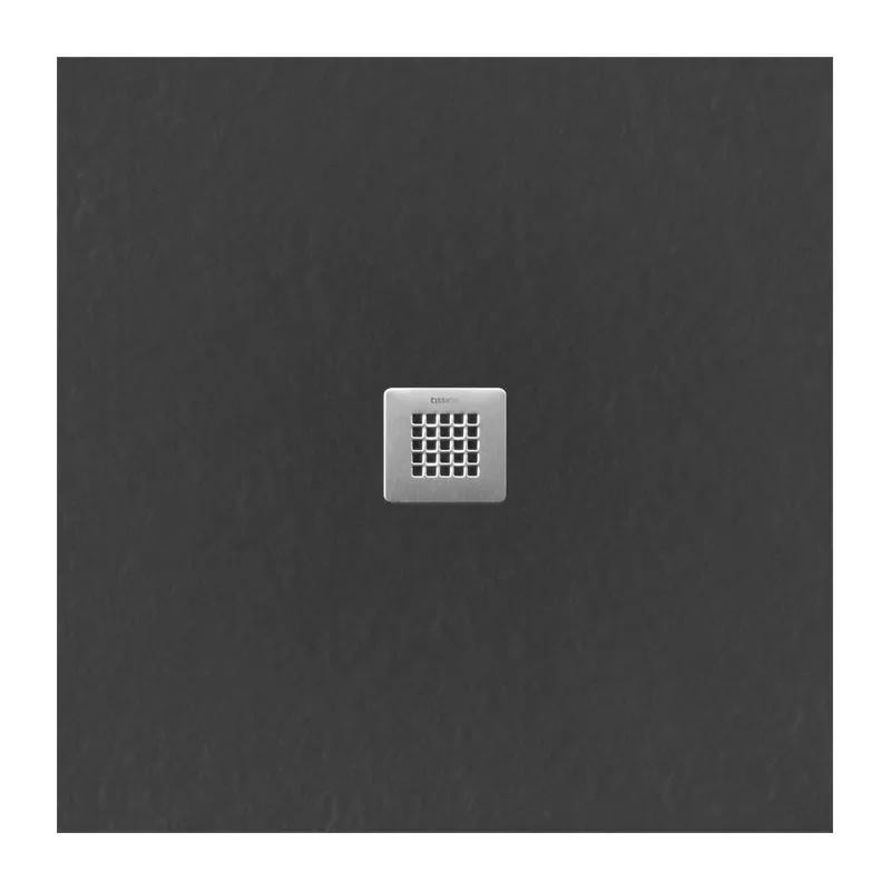 GIORGIO SQUARE SHOWER TRAY 900 BLACK SLATE