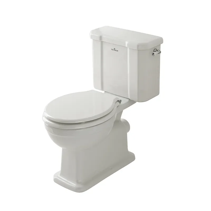 BC Designs victrion close coupled toilet with white seat