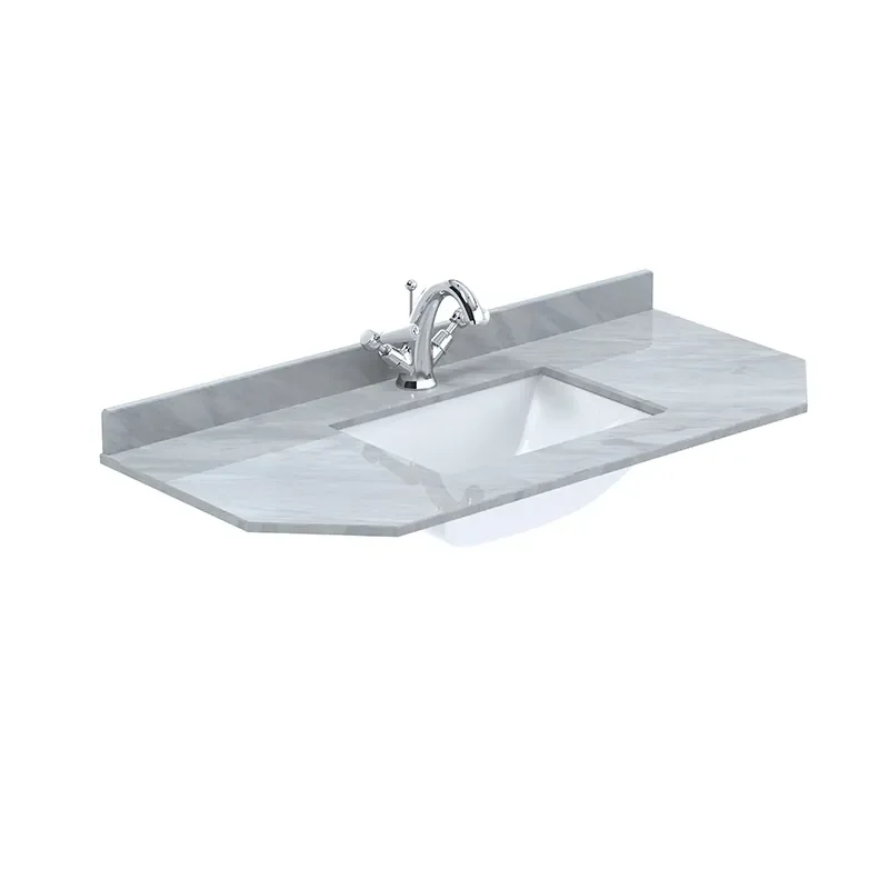 bayswater victrion 1000 earls grey vanity unit with marble top