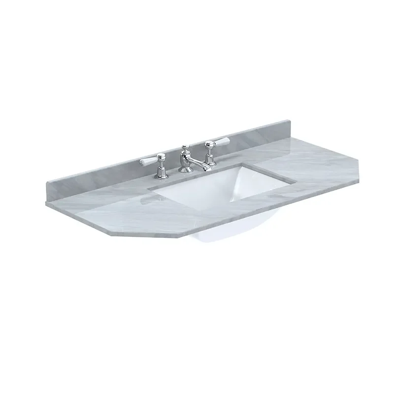 bayswater victrion 1000 earls grey vanity unit with marble top