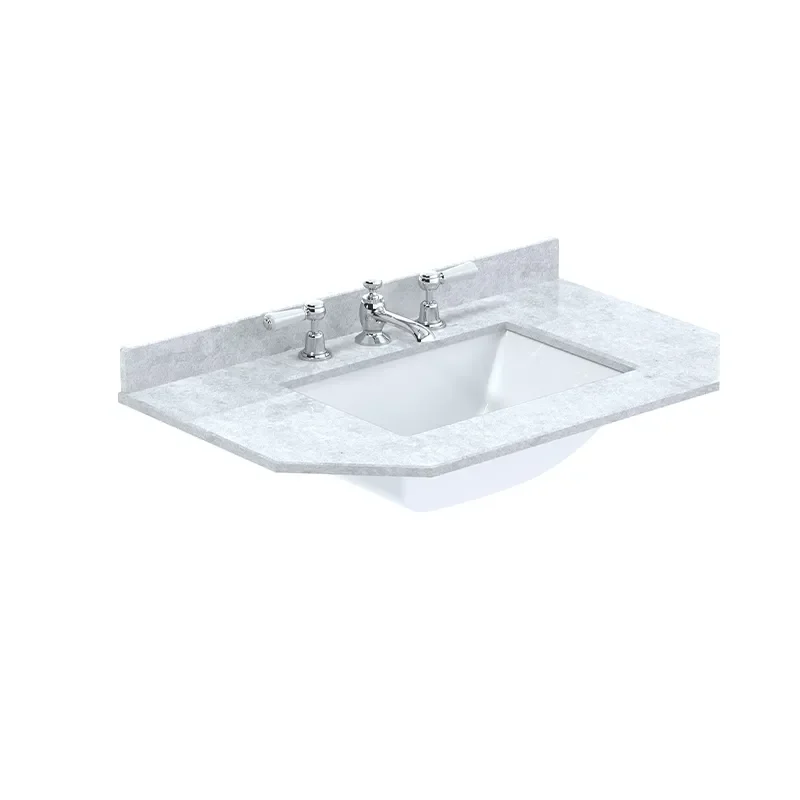 bayswater victrion 750 earls grey vanity unit with marble top
