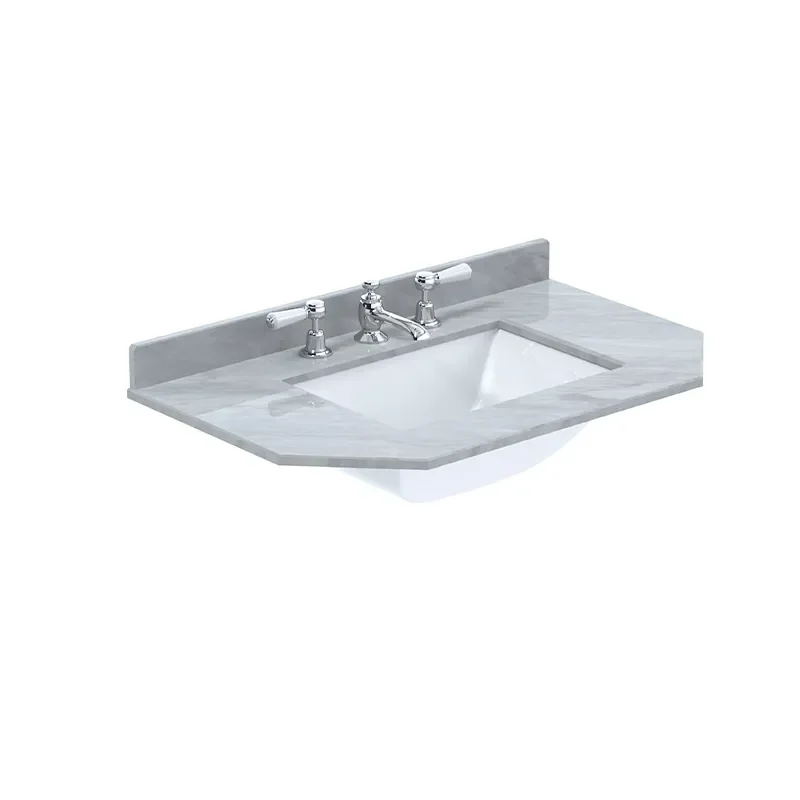 bayswater victrion 750 earls grey vanity unit with marble top