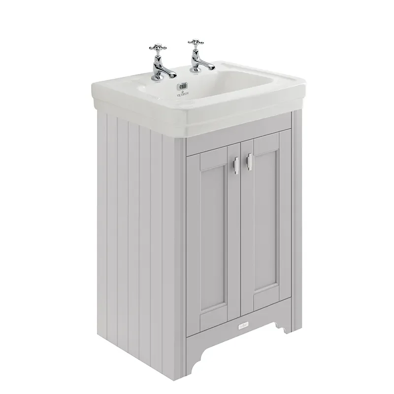 bayswater victrion 640 earls grey vanity unit with marble top