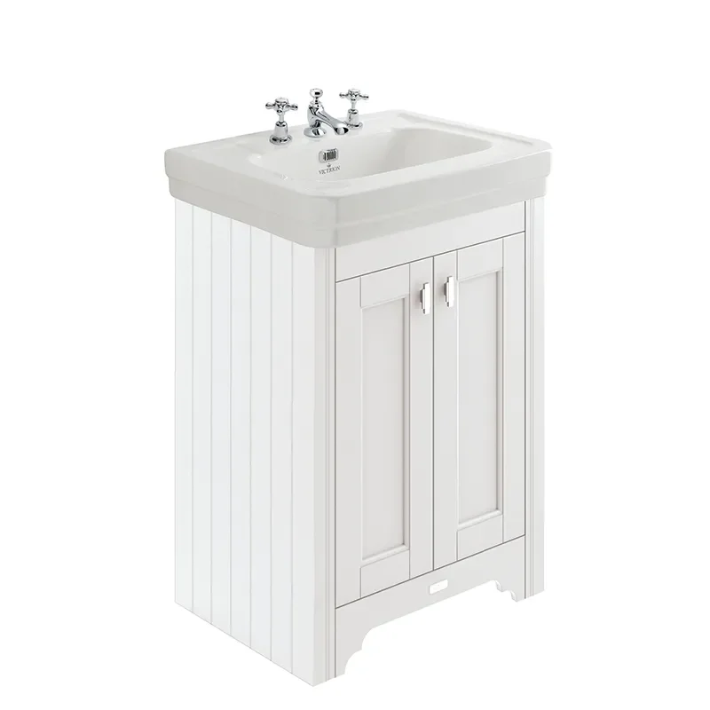 bayswater victrion 640 nimbus white vanity unit with marble top